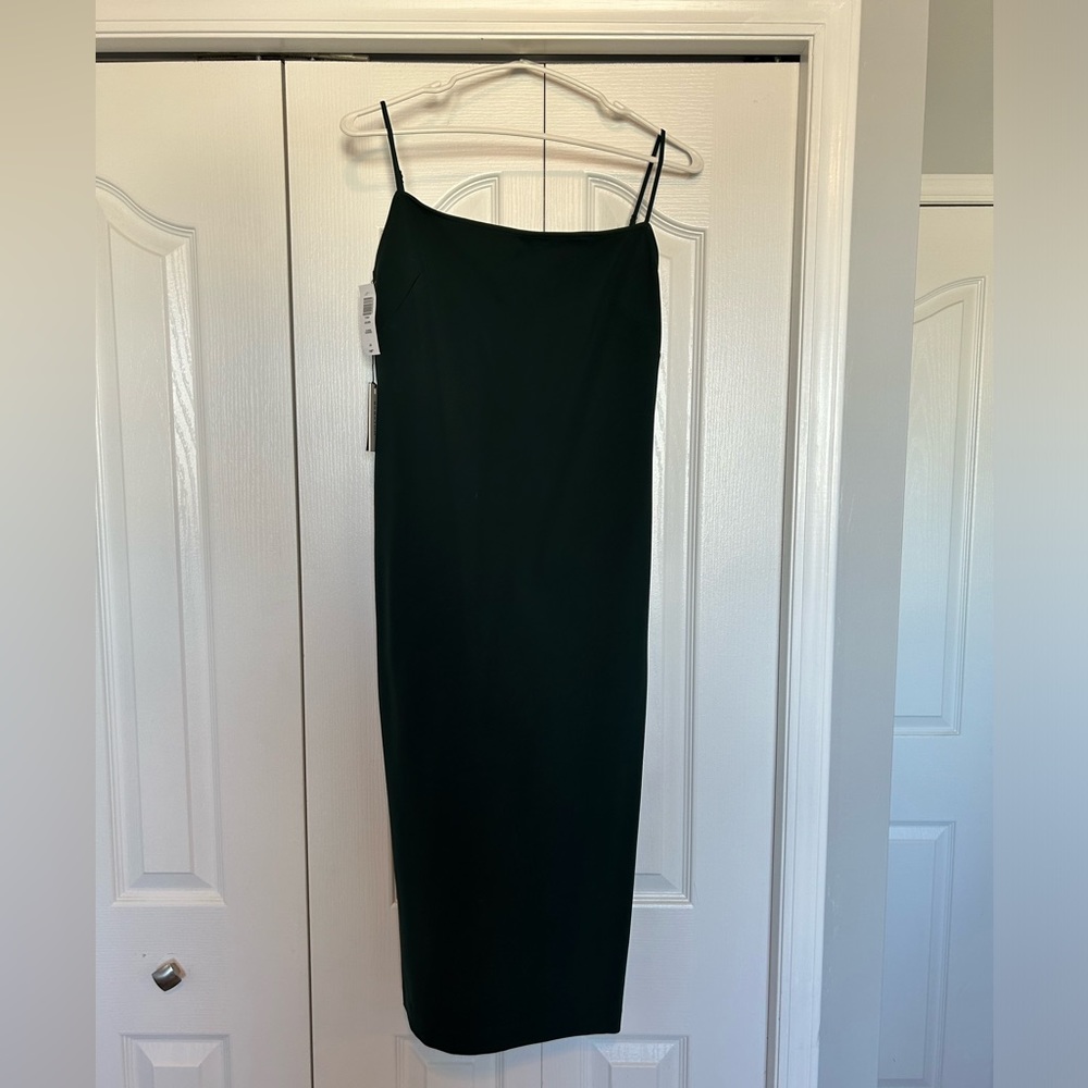 BABATON- Hunter Green contour dress- size L- NWT
